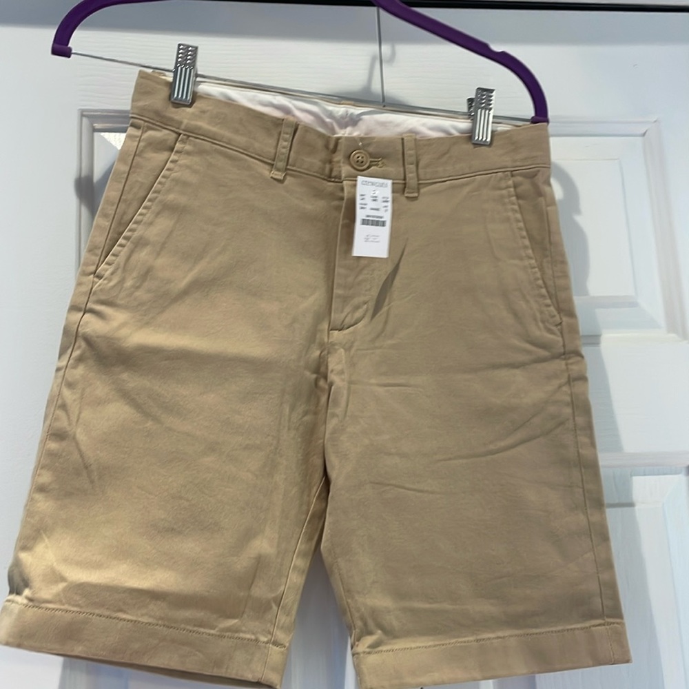 J crew crewcuts khaki shorts size 12. New with Tags.